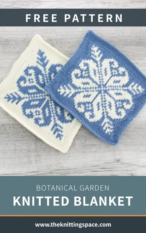 Knitting Patterns Free Afghan, Knitting Patterns Squares, Knitted Granny Squares Pattern, Double Knit Patterns, Beginner Fair Isle Knitting Patterns Free, Easy Colorwork Knitting, Free Colorwork Knitting Patterns, Knitted Blankets Pattern Free, Free Knitting Blanket Patterns