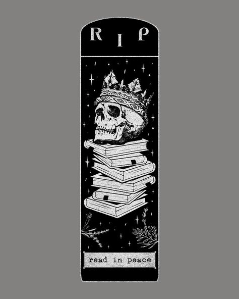 For those who think normal is boring, our Skull Bookmark is here to shake things up! This peculiar bookish merch brings a touch of the witchy world right into the palms of your hands. Perfect for midnight readings or creepy tales, this Skull Bookmark is not for the faint-hearted. Dare to discover a new way to bookmark your adventures! Creative Bookmarks Design Ideas, Simple Bookmark Design, Goth Bookmark, Skull Bookmark, Spooky Bookmarks, Digital Bookmark, Cool Bookmarks, Star Bookmark, Card Design Template