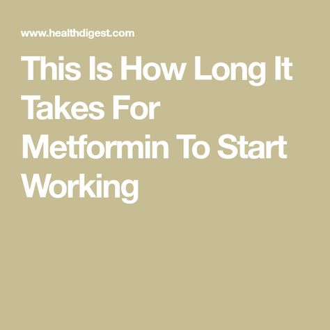 This Is How Long It Takes For Metformin To Start Working Metformin Before And After, Common Medications, High Blood Sugar Levels, Be Curious, Stomach Ache, High Blood Sugar, Gut Microbiome, Medical News, Mayo Clinic