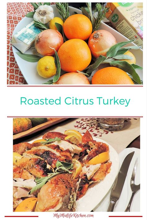 Roasted Citrus Turkey Best Roasted Turkey, Citrus Turkey, Thanksgiving Favorites, 4th Of July Picnic, Turkey In Roaster, Canned Cranberries, Turkey Recipe, Wait What, Turkey Sandwiches