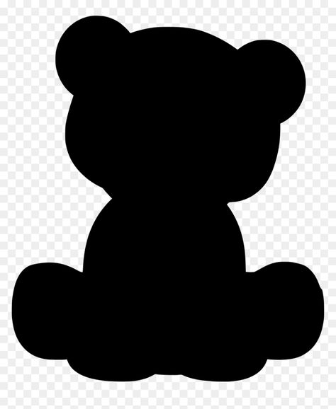 Teddy Bear Svg Free Cricut, Teddy Bear Svg Free, Bear Svg Free, Teddy Bear Silhouette, Cute Bear Png, Teddy Bear Outline, Cool Teddy Bear, Teddy Bear Template, Teddy Bear Svg