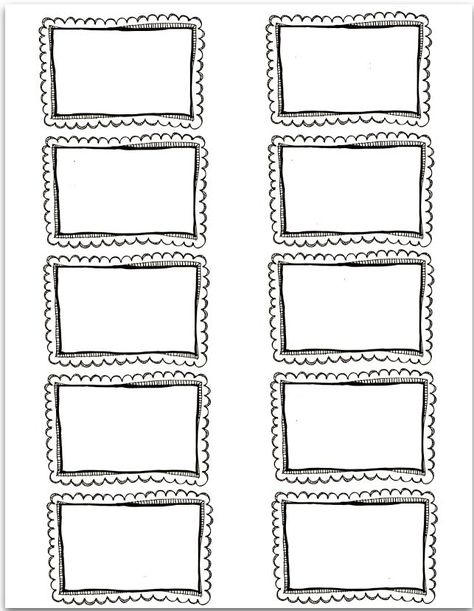 Blank Printable Labels Label Outline Template, Blank Labels Printables Free Templates, Pantry Labels Template, Labels Free Printable, Free Pantry Labels, Printable Lables, Cute Labels, Printable Label Templates, White Labels