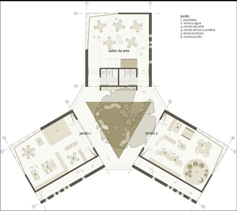 Gallery - Timayui Kindergarten / Giancarlo Mazzanti - 24 Kindergarten Drawing, Urban Design Concept, Kindergarten Design, Architecture Presentation Board, Hotel Plan, Architecture Concept Drawings, Education Architecture, Architecture Design Concept, Architecture Presentation