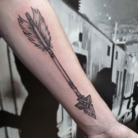 Arrow Tattoos For Men, Mens Arrow Tattoo, Arrow Tattoos, Tattoos For Men, Archery, Tattoos For Guys, Tatting, Piercings, For Men