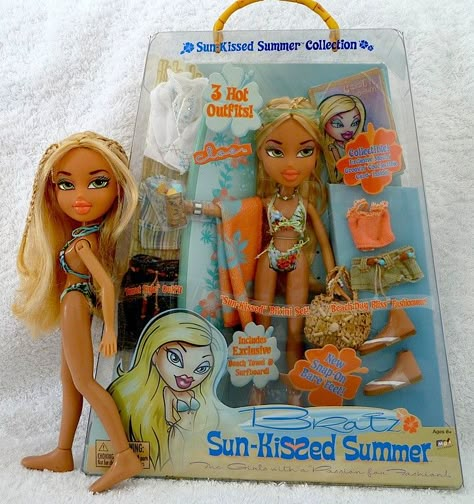 Bratz Sun Kissed Cloe Dolls | migglemuggle | Flickr Bratz Sun Kissed Summer, No Ordinary Girl, Cute And Aesthetic, Beach Girl Aesthetic, Coconut Dream, Tropical Girl, Brat Doll, Barbie Summer, Hawaiian Tropic