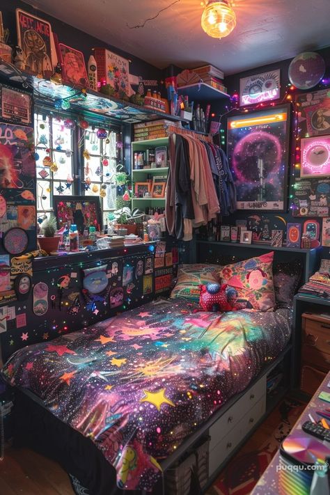 Messy Room Aesthetic: Embrace the Chaotic Vibes - Puqqu Messy Room Aesthetic, Chaotic Room Aesthetic, Apartment Ideas Living Room, Cluttered Bedroom, Glam Bedroom Decor, Sage Green Bedroom, Messy Room, Room Makeover Bedroom, Dream Room Inspiration