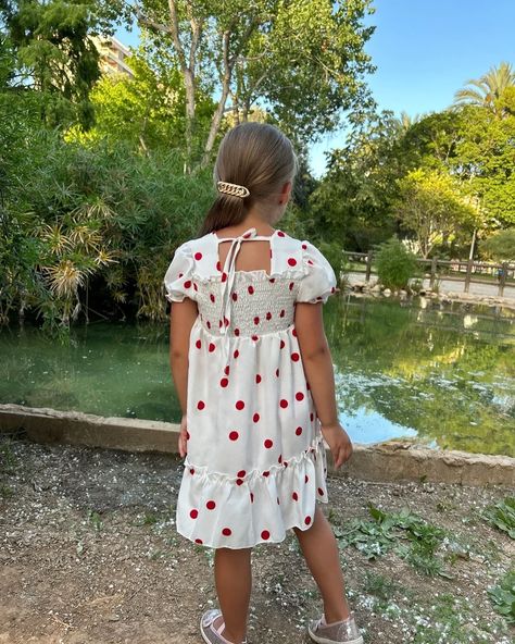 Polka dot dress for girls. Light summer casual dress spring Comfortable Short Baby girl party dress Cute kids clothing A-line dress Toddler♥️ Casual Dress Spring, Summer Casual Dress, Spring Dresses Casual, Dress For Girls, Dress Spring, Girl Party, Light Summer, Spring Summer Dress