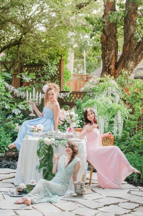 Southern Garden Party, Tea Party Photography, Tea Party Photoshoot, High Tea Wedding, Romantic Tea, Garden Party Bridal Shower, Whimsical Romantic, Garden Bridal Showers, Couples Bridal Shower