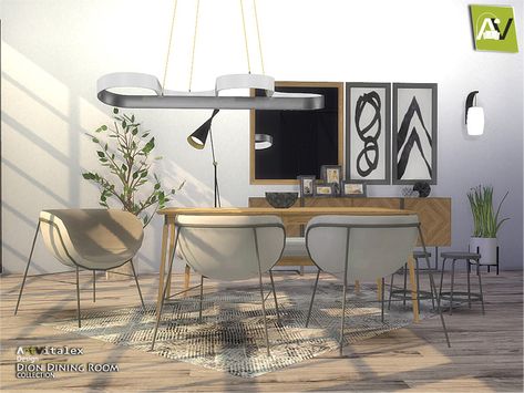 - Dion Dining Room Found in TSR Category 'Sims 4 Dining Room Sets' Dining Room Console Table, Booth Seating In Kitchen, Dinning Room Sets, Dining Room Console, Casas The Sims 4, Sims 4 Cc Furniture, Dining Stools, Sims 4 Houses, Sims House