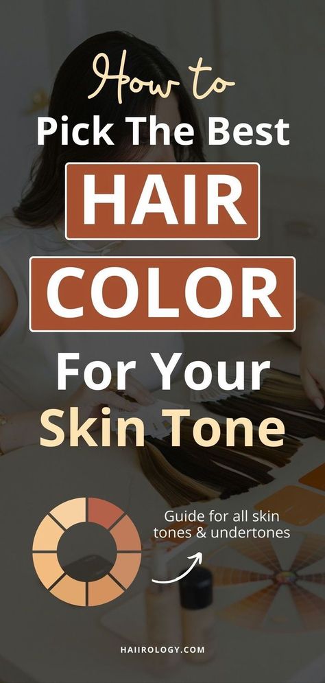 Struggling to pick the perfect hair colour? Learn how to choose the best shade for your skin tone with this step-by-step hair color guide! Whether you have cool, warm, or neutral undertones, this post breaks down how to find colours that enhance your features. From blonde to brunette, or even bold shades, get expert tips on selecting the most flattering hair colour for your complexion. Discover your dream hair colour—read the blog to learn how to match hair color with your skin tone! Brown Hair Tones Chart, What Color Hair Looks Good On Fair Skin, Best Hair Color For Your Skin Tone, Hair Color For Fair Neutral Skin Tone, Medium Tone Hair Color, Hair Swatches Color, Right Hair Color For Skin Tone, Natural Instincts Before And After, Best Colors For Cool Skin Tones