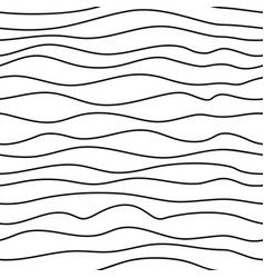 Seamless wave lines pattern wavy wiggly black Vector Image Zigzag Line, Waves Line, Lines Pattern, Line Patterns, Craft Patterns, Animal Print Rug, Vector Images, Vector Free, Vector Illustration