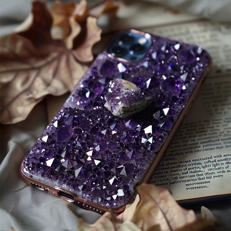 Would you buy these crystals phone case? 💠 This images are generated using AI #crystals #phonecase #gemstone Crystal Phone Case, July 11, Silver Jewellery, Silver Jewelry, Phone Case, Phone Cases, Crystals, Gemstones, Silver