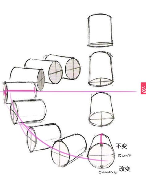 Drawing Shapes In Perspective, Basic 3d Shapes Drawing, Box Drawing Practice, Shapes In Different Perspectives, Shape Drawing Reference, Shape Anatomy, Sketching Shapes, Shape Perspective, Shape Sketching Practice