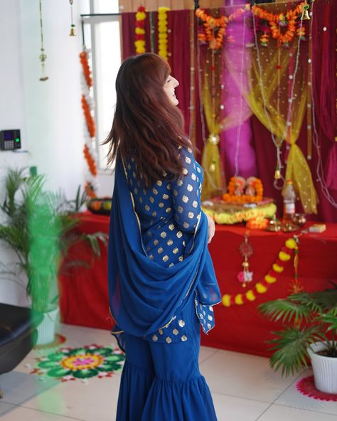 Dil-wali Diwali ❤️ Happy Diwali to everyone 🪔 ✨ . . . . . (Diwali 2024 , Diwali outfit inspo , blue suit , sharara , Anouk clothing , Myntra finds , ethnic wear under budget , teal suit , blue sharara ) 2024 Diwali, Myntra Finds, Suit Sharara, Blue Sharara, Teal Suit, Diwali 2024, Diwali Happy, Diwali Outfit, Diwali Outfits