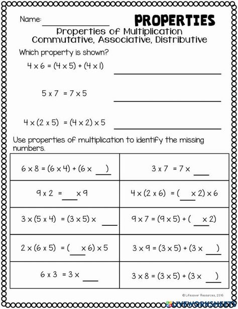 Properties of multiplication worksheet for Grade 3 Properties Of Addition And Multiplication, Properties Of Operations, Associative Property Of Multiplication 3rd Grade, Multiplication Properties 3rd Grade, Properties Of Multiplication 3rd Grade, Morning Sheets, Associative Property Of Multiplication, Commutative Property Of Multiplication, Multiplication Properties