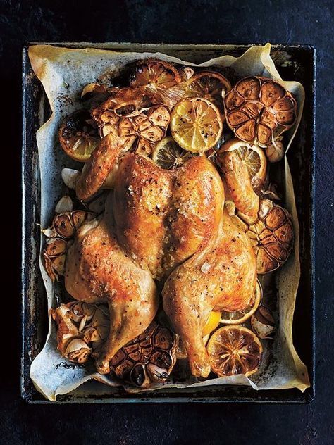 quick butterflied roast chicken from donna hay #artofcookingideas Aussie Recipes, Butterfly Chicken, Donna Hay Recipes, Bill Granger, Donna Hay, Roast Chicken Recipes, Duck Recipes, Sunday Roast, Easter Dinner