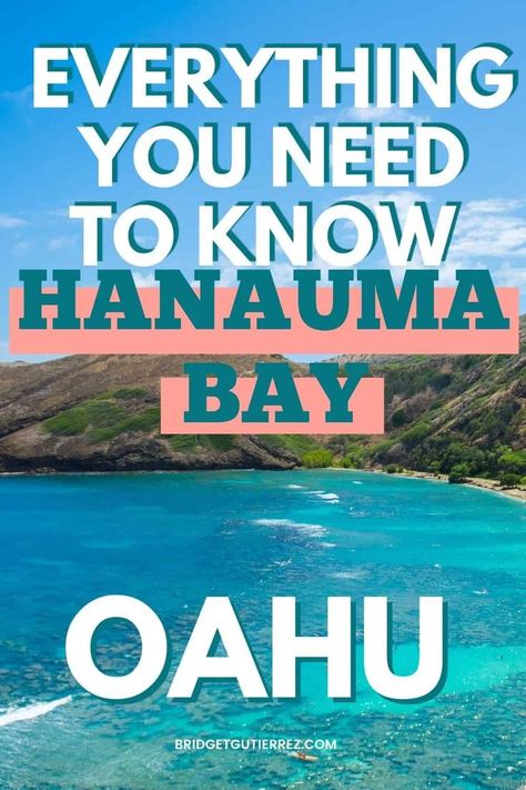 Hanauma Bay Hawaii, Best Beaches In Oahu, Oahu Hawaii Activities, Oahu Hawaii Secrets, Oahu Activities, Hawaii Vacation Tips, Hawaii Activities, Hawaii Trip Planning, Hawaii Itinerary