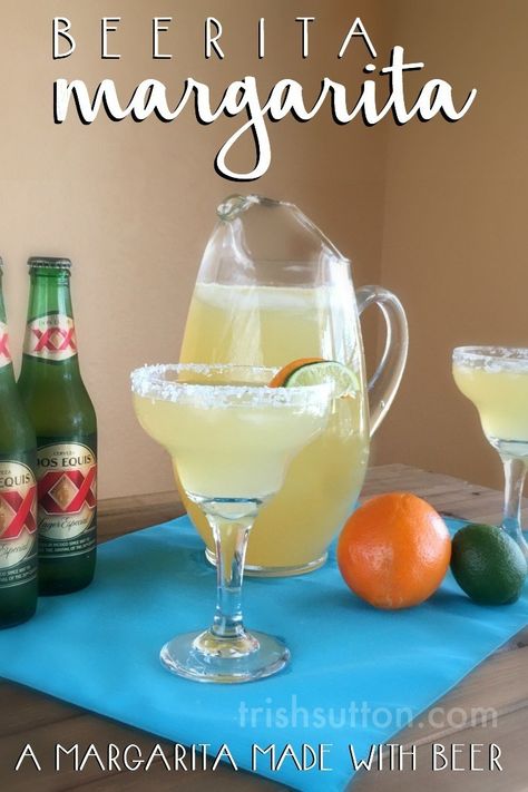 Beerita Recipe, Thanksgiving Recipes Drinks, Summer Drinks Nonalcoholic, Baileys Cocktails, Beer Margarita, Baileys Recipes, Beer Food, Thanksgiving Drinks, Thanksgiving Cocktails