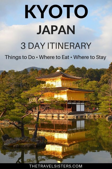 Complete Itinerary for 3 Days in Kyoto: Best Things do, Where to Eat & Where to Stay.*****Kyoto Japan Things to do in | Kyoto Japan Travel Bucket Lists | Kyoto Japan Hotels | Kyoto Japan Ryokan | Where to stay in Kyoto Japan | Kyoto Travel Destinations | Kyoto Travel Guide | Kyoto Itinerary Tips | Kyoto Itinerary Posts | Kyoto Hotel Articles | Kyoto Travel Beautiful Places | Kyoto Japan Restaurants #Kyoto #kyototrip #kyototravel #kyotothingstodo #thingstodoinkyoto Sabbatical Planning, Japan Ryokan, Japan Hotels, Kyoto Hotel, Kyoto Itinerary, Kyoto Travel Guide, Japan Travel Destinations, Kyoto Japan Travel, China Travel Guide