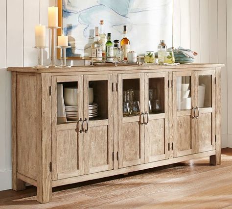 Pottery Barn Toscana Buffet as seen in HOME AGAIN #movie #set #decor #home #again #buffet #dining #outdoors #patio #nancy #myers Dining Buffet, Inside Cabinets, Dining Room Buffet, Buffet Cabinet, Sideboard Buffet, Buffet Table, Extendable Dining Table, Dining Room Decor, Pottery Barn