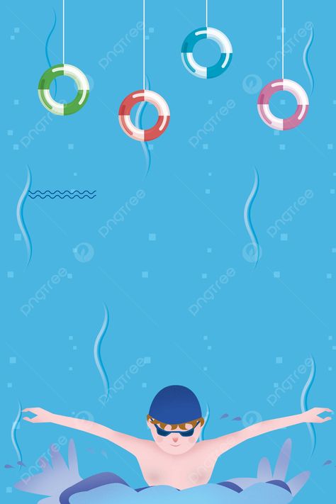 Swimming Backgrounds Wallpapers, Swimming Poster Ideas, Swimming Pictures Ideas, Swimming Backgrounds, Swimming Pool Wallpaper, Swimming Pool Rules, Poster Swimming, Swimming Cartoon, Swimming Competition