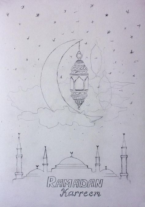 Pencil sketch hand draw Ramadan kareem background, illustration with arabic lant , #Aff, #Ramadan, #kareem, #background, #draw, #Pencil #ad Ramdan Kareem Drawing, Ramadan Kareem Drawing Art, Drawing For Ramadan, Ramadan Canvas Painting Ideas, Ramadan Kareem Painting, Ramadan Drawing Ideas Easy, Ramadan Illustration Art, Ramadan Kareem Drawing, Ramadan Painting Ideas