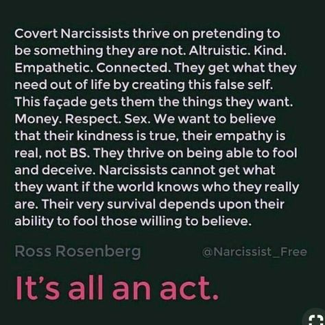 Husband of 31 yrs abandoned his entire family & hometown to live 5 hrs away with a convicted drug head & thief that lost custody of her children and is half his age. He had to runaway to where no one knew he is a Narcissistic SocioPATHETIC Pathological Liar. Miserable Trails, Daniel Reed from Bowie, Texas because HAPPY is something you have never and will never be! Covert Narcissistic, Pathological Liar, Narcissistic Personality, Psychological Facts, Narcissistic People, Narcissistic Parent, Mommy Dearest, Parenting Classes, Narcissistic Behavior