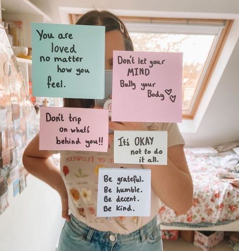 Sticky Notes Quotes, Women Affirmations, Mirror Quotes, Quotes Money, Positivity Quotes, Affirmations Positive, Vie Motivation, Morning Affirmations, Note To Self Quotes