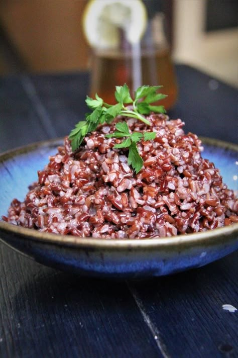 What is Red Rice and Why it is a Famous Food of Bhutan www.compassandfork.com Tibet Aesthetic, Bhutanese Food, Bhutan Food, Red Rice Recipe, Dried Beef, Bamboo Kitchen, Famous Food, Red Rice, Ancient Grains