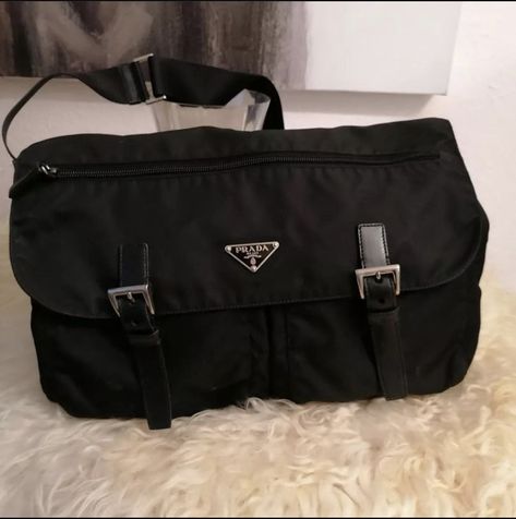 Ronan And Teal, Prada Messenger Bag, Korean Bag, Postman Bag, Black Turtle Neck, Camping Bag, Sporty And Rich, Bags Aesthetic, Purse Accessories