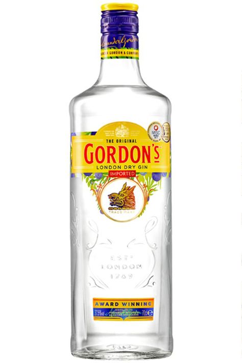 5 of the Best Brands of Affordable Gin Gin Bottle, Tasty Drinks, London Dry Gin, Gin Bottles, Dry Gin, Best Brands, Cocktail Drinks, Good Brands, Bar Cart