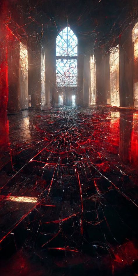 Underworld Fantasy Art, Avernus Aesthetic, Underworld Background, Dark Fantasy Background, Dark Fantasy Landscape, Underworld Art, Art Bizarre, Red Gothic, Gothic Fantasy Art