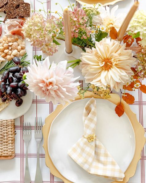 Bria Hammel Interiors (@briahammelinteriors) • Instagram photos and videos White Gingerbread House, Bria Hammel Interiors, Bria Hammel, Neutral Holiday Decor, Gingham Napkins, French Country Christmas, Christmas Paper Plates, Fall Months, French Christmas