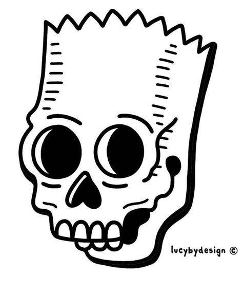 Sugar Skull Drawing, Animal Stencil Art, Zombie Tattoos, Simpsons Tattoo, Dry Bones, Bone Tattoos, Animal Stencil, Old School Tattoo Designs, Skull Drawing