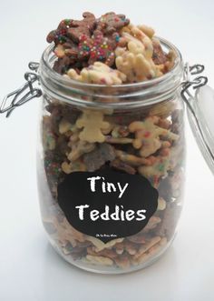 Homemade Tiny Teddies Recipe Snack Recipes For Kids, Box Snack, Easy Lunch Boxes, Tiny Teddies, Lunch Box Snacks, Lunchbox Ideas, Recipes For Kids, Biscuit Cake, Busy Mum