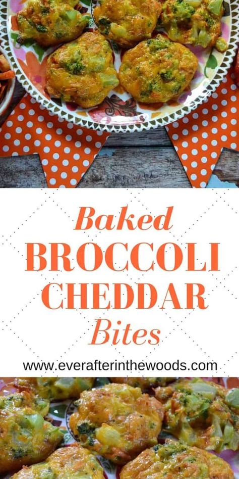 These delicious baked baked broccoli/cheddar bites not only taste great, but are pretty easy to make! Broccoli Balls Recipe, Broccoli Cheddar Bites, Broccoli Cheese Bites, Spicy Broccoli, Baked Broccoli, Broccoli Bites, Fruit Party, Basketball Season, Cheese Bites