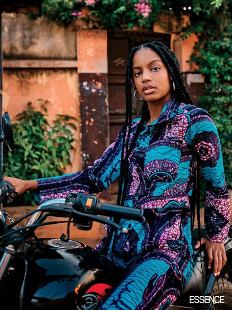 Ebonee Davis On The Power of Ankara Prints And Exploring Her Roots In Ghana - Essence Ebonee Davis, Kamasi Washington, Calvin Klein Campaign, Jill Scott, For The Culture, Fka Twigs, Birthday Suit, Afro Punk, African Wax Print