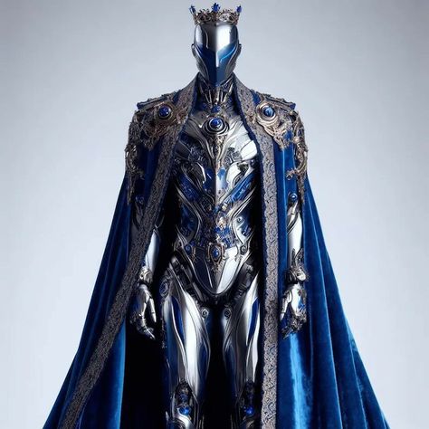 Blue Fantasy Outfit Male, Elf Gown, King Clothes, Elven Costume, Tailored Fashion, Warrior Outfit, Brown Pride, Fancy Suit, Fairytale Fashion