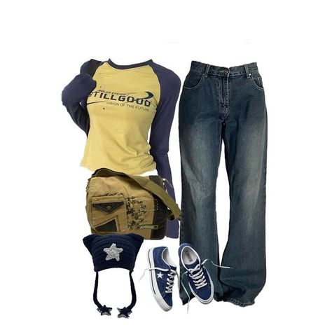 Downtown Outfits, 2000s Outfits, Outfit Layout, All Jeans, Swaggy Outfits, Mode Vintage, Lookbook Outfits, Dream Clothes, Polyvore Outfits