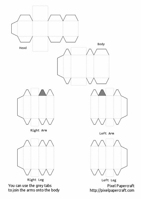 Character Papercraft, Plain Template, Papercraft Minecraft Skin, Minecraft Character Skins, Art Techno, Minecraft Character, Minecraft Characters, Character Template, Paper Doll Template