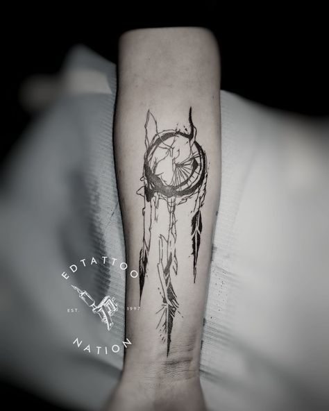 Dreamcatcher Tattoo Meaning, Dream Catcher Tattoo, Cafe Racer Bikes, Tattoo Meaning, Tattoos With Meaning, Dreamcatcher Tattoo, Cafe Racer, Geometric Tattoo, Dream Catcher