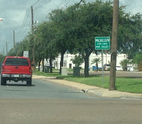 McAllen, Texas Sept, 2014 Texas Aesthetic, Allen Texas, Mcallen Texas, I Love My Friends, Texas Travel, 2024 Vision, Highway Signs, Vision Board, Texas