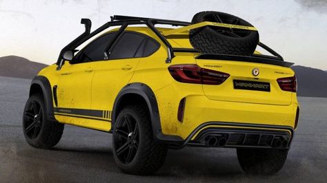 BMW's X6 has never really pretended to be an off-roader, but German tuning house Manhart has completely different ideas. Bmw 4x4, Bmw X Series, Bmw Suv, Terrain Vehicle, All Terrain Tyres, Bmw X6, Offroad Trucks, Digital Trends, Rally Car