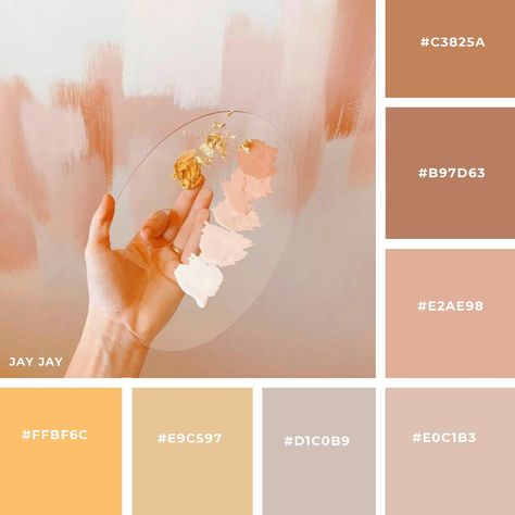 Yellow Pink Brown Color Palette, Nigerian Traditional Wedding, Code Color, Brand Palette, Pantone Colour Palettes, Hex Color Palette, Gold Palette, Beauty Logo Design, Colour Combos