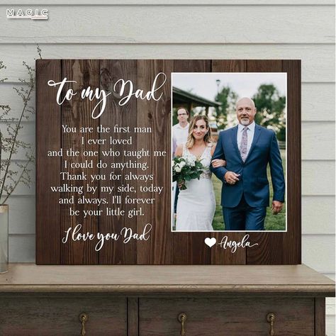 Father's Day Gift For Dad From Daughter,Great Father'S Day Gifts Custom Father Daughter Photo Canvas , Daddy Daughter Gift From Daughter Wedding Photo Canvas, Father Of The Bride Gift, Dad Wedding Gift, Unique Gifts For Dad, Poster Sizes, Personalized Picture Frames, Wedding Day Gifts, Personalized Gifts For Dad, Custom Wedding Gifts