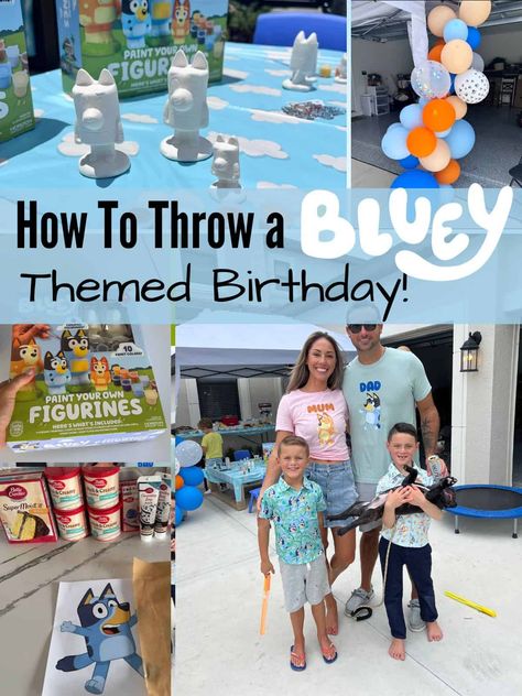 Bluey Birthday Punch, Bluey Birthday Party Ideas Activities, Bluey Birthday On A Budget, Bluey Birthday Party 5, Bluey Outdoor Birthday Party, Bluey Birthday Party On A Budget, Two Bluey Birthday Party, Food For Bluey Birthday Party, Toddler Bluey Birthday