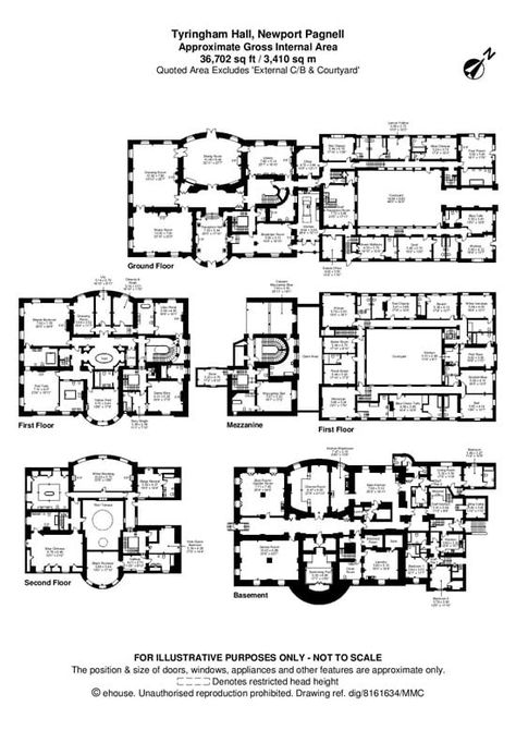 Mansion Sketch, Estate Floor Plans, Mansion Floor Plans, Newport Pagnell, English Estate, Hall Flooring, Custom Floor Plans, Apartment Floor, Mansion Floor Plan