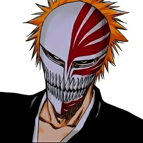 Bleach Vizard Mask, Prfp Pics, Ichigo Mask, Bleach Ichigo Hollow, Hollow Bleach, Bleach Pfps, Ichigo Hollow Mask, Ichigo Bankai, Ichigo Kurosaki Wallpaper