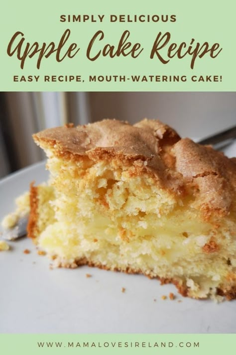 Sultana Cake, Apple Cake Recipe Easy, Irish Apple Cake, Tea Party Desserts, Irish Bread, Cake Recipe Easy, Easy Apple Cake, Apple Cake Recipe, Tea Cakes Recipes