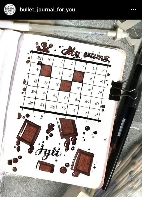 Chocolate Journal Ideas, France Project, February Bujo, 2024 Journal, Bujo Spreads, Chocolate Letters, Bulletin Journal, Cute Chocolate, Bullet Planner